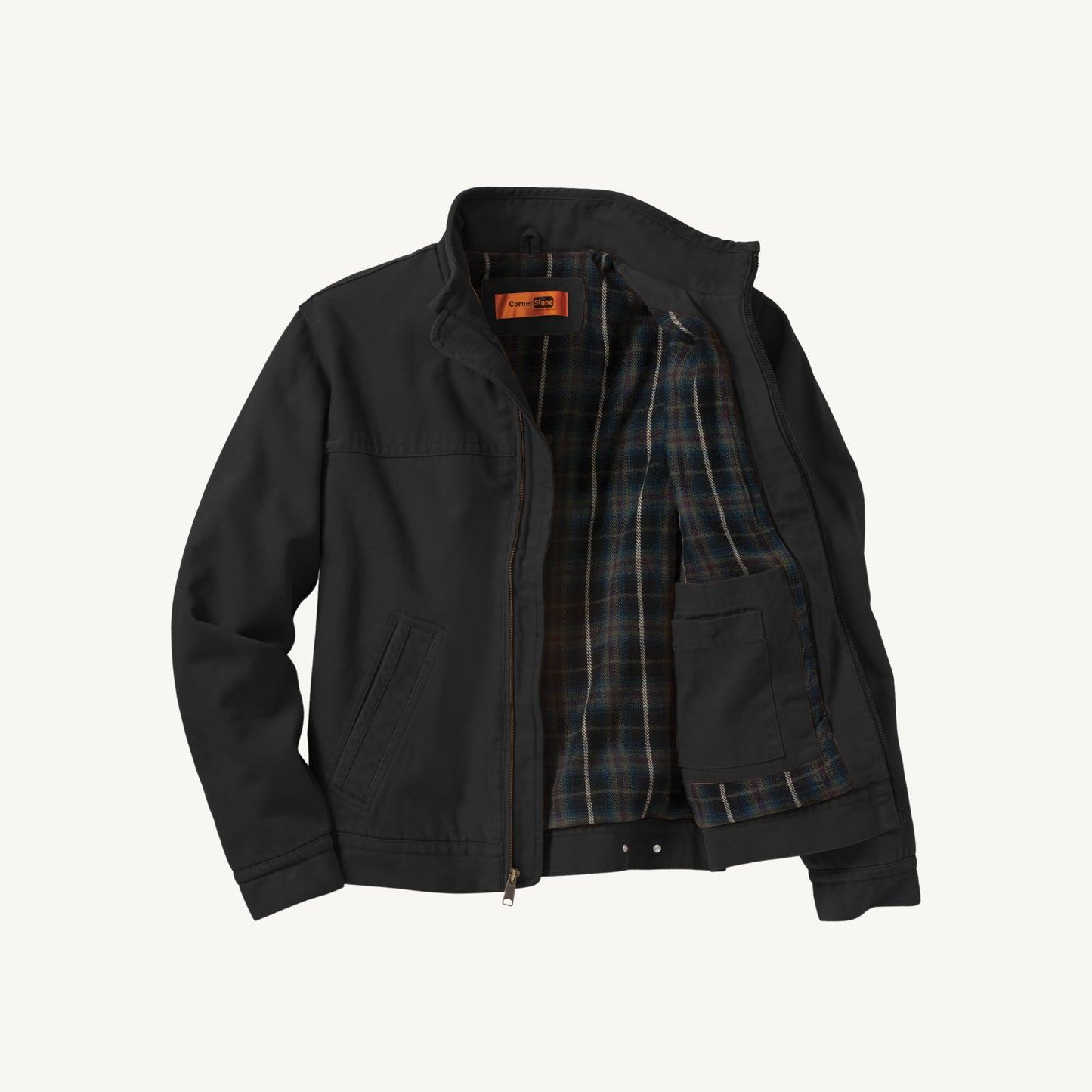 CornerStone Washed Duck Cloth Flannel-Lined Work Jacket CSJ40