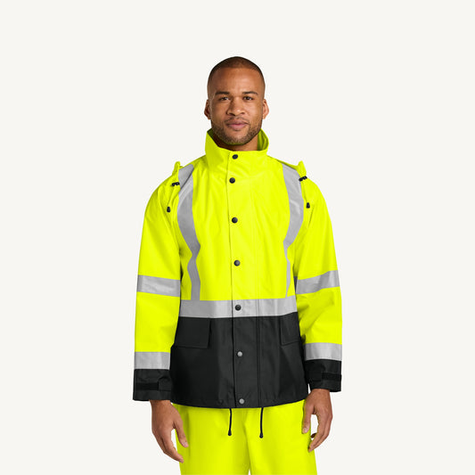 CornerStone ANSI 107 Class 3 Rain Jacket CSJ504