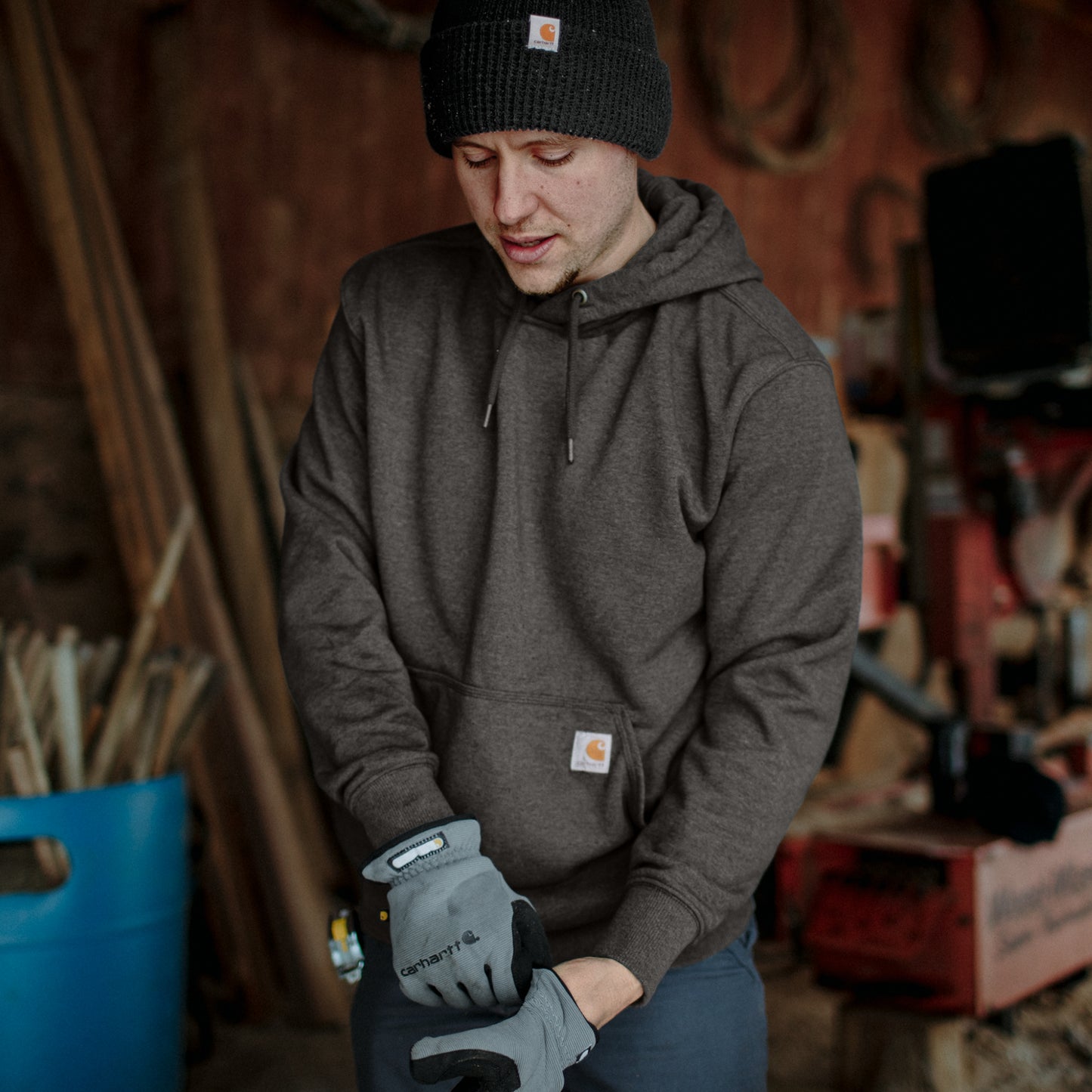 Carhartt® Rain Defender® Paxton Heavyweight Hooded Sweatshirt CT100615